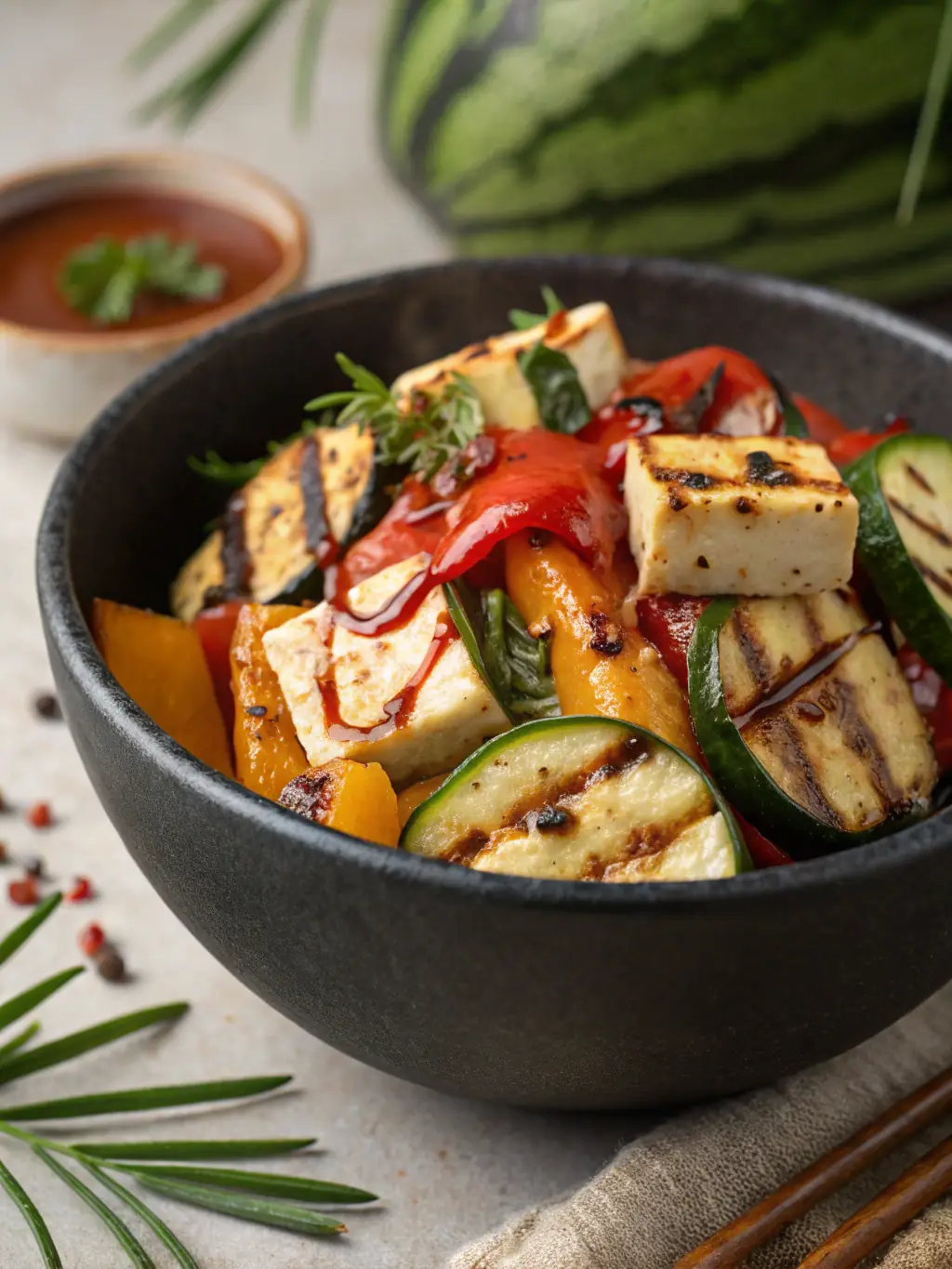 A colorful and appetizing presentation of Matemba, small dried fish cooked in tomato and onion sauce, served in a traditional Zambian bowl, showcasing the rich sauce and tender fish.